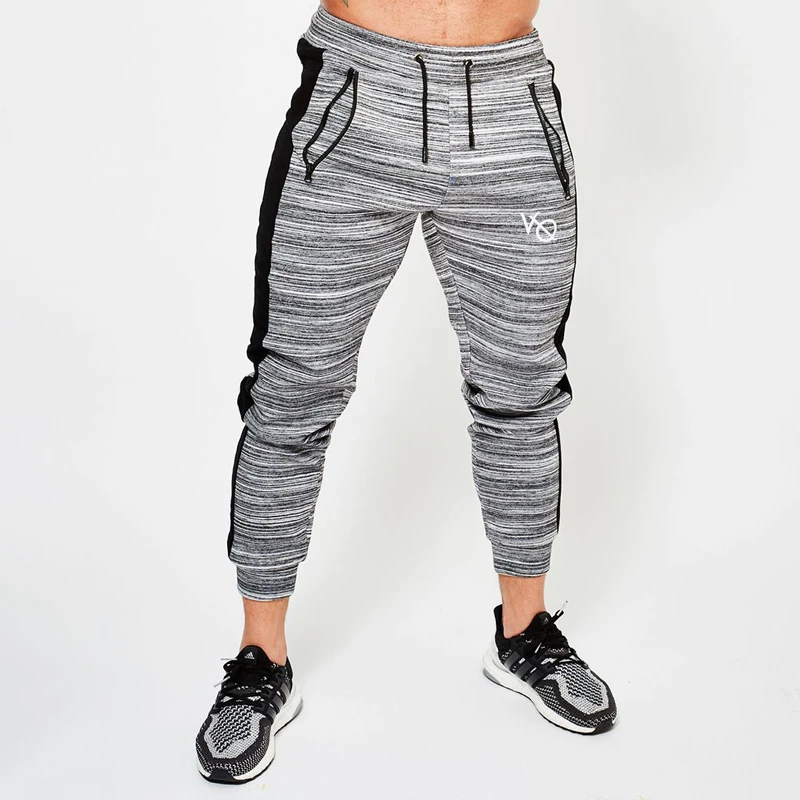 

Male Sport Pants jogging Outdoor Slim fit Football Pants With Zipper Pocket Man's Sportwear