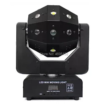 

6pcs/lot 3in1 Beam 16*3W Moving Head Light Football DMX512 Laser Light dmx stage lighting
