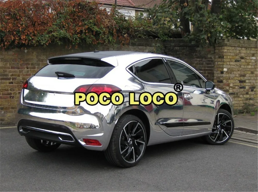 

High Stretchable Mirror Silver Chrome Mirror Flexible Vinyl Wrap Sheet Roll Film Car Sticker Decal Sheet