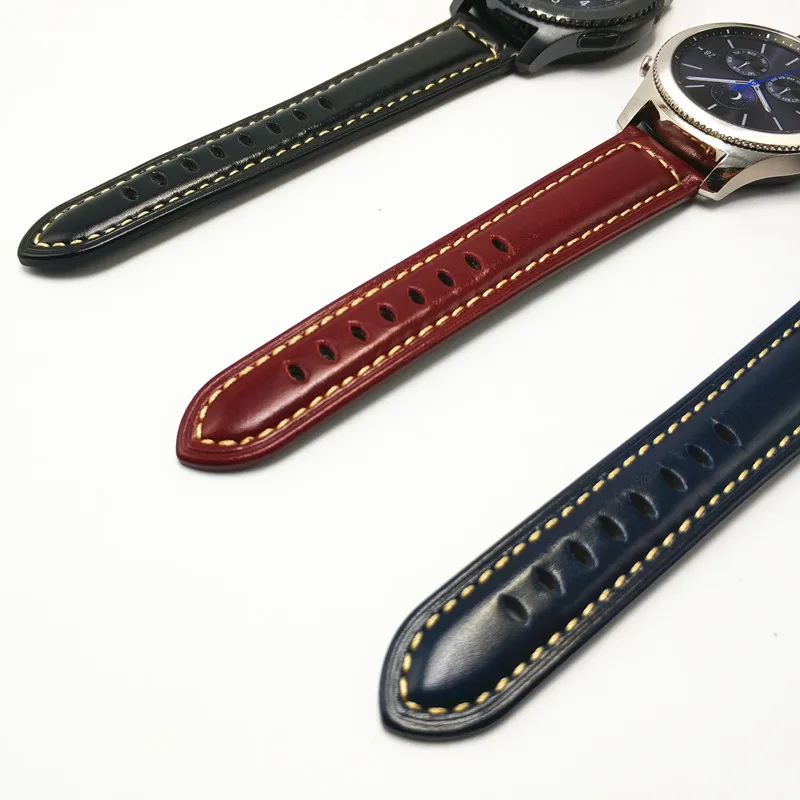 22mm Genuine Leather with big buckle Watch Band strap For samsung galaxy watch 46mm gear s3 huawei watch 2 pro huami 22mm Genuine Leather with big buckle Watch Band strap For samsung galaxy watch 46mm gear s3 huawei watch 2 pro huami