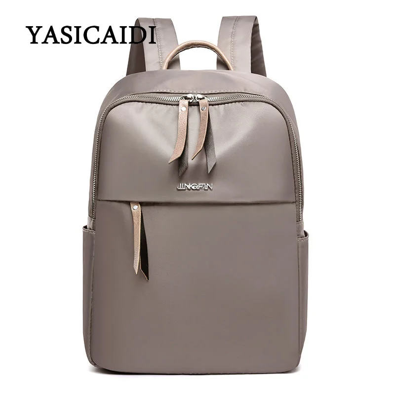 

YASICAIDI Women's 2019 New Nylon Cloth Simple Bag Waterproof and Wearable Women Backpack Large Capacity Travel Sports Backpack