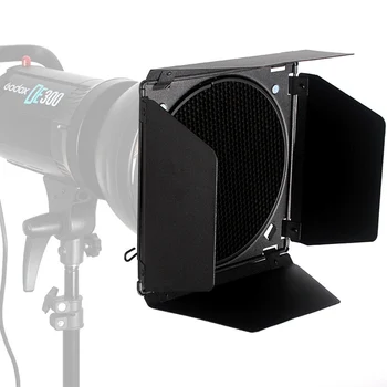 

Bakeey Photographic Light Barrier Honeycomb Color Film Metal Cover Diameter 18cm Photo Studio Reflector High Quality