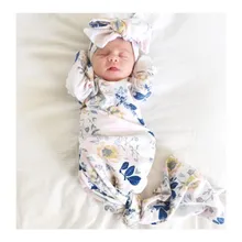 Спальный мешок с цветочным рисунком для новорожденных девочек; Хлопковое одеяло для пеленания