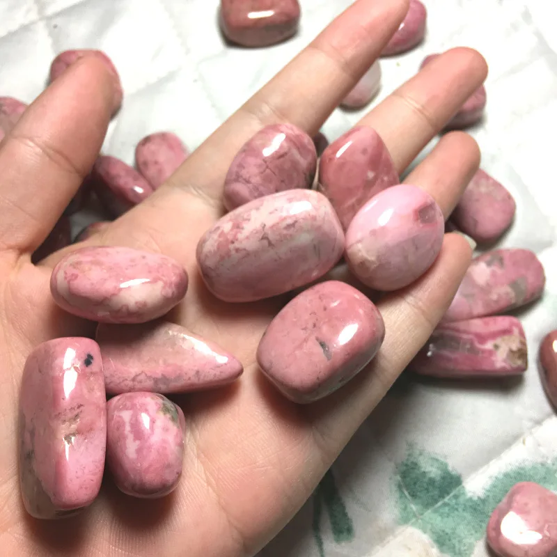 

Natural rose stone original stone ornaments large particle fish tank stone decorative pot