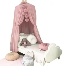 Ins – moustiquaire pour chambre d'enfant, balles en mousseline de soie, accessoires de tente suspendus, boule de cheveux, filet mural pour berceau