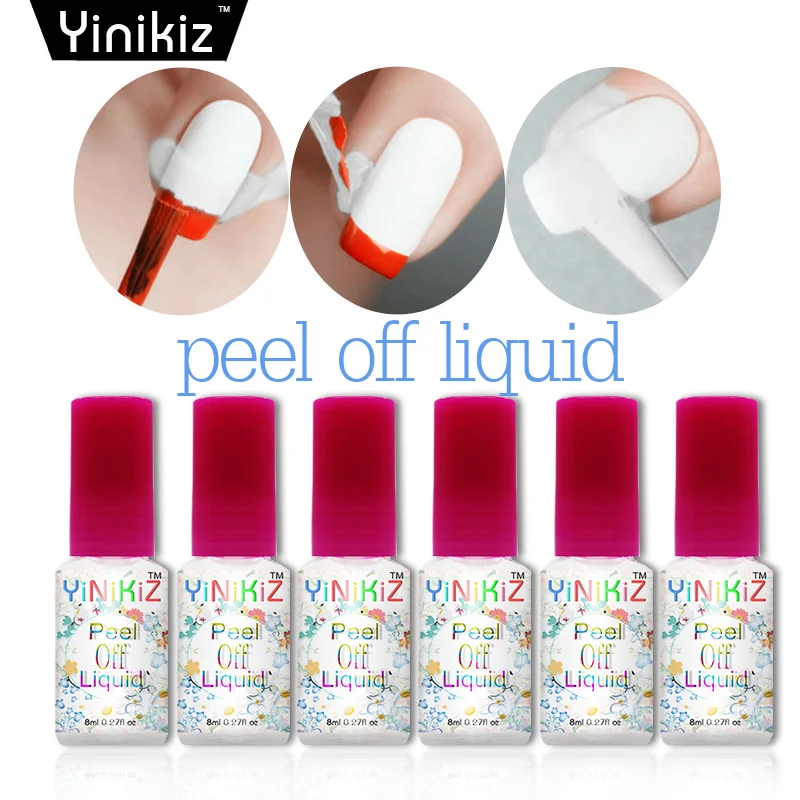 

Yinikiz Nail Art Latex Tape Peel Off Protect Latex Cuticle Primer Nail Template Scraper Stickers Nail Tweezer