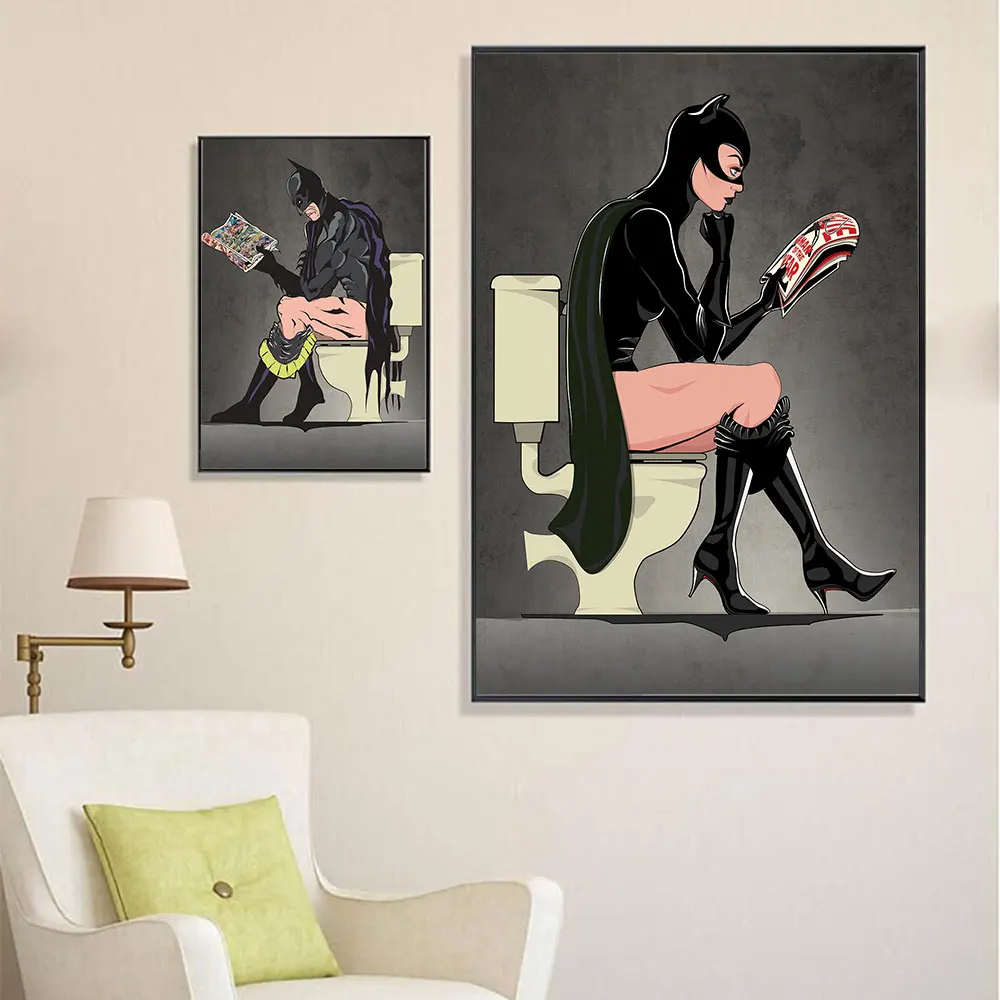 Картина в туалет на стену