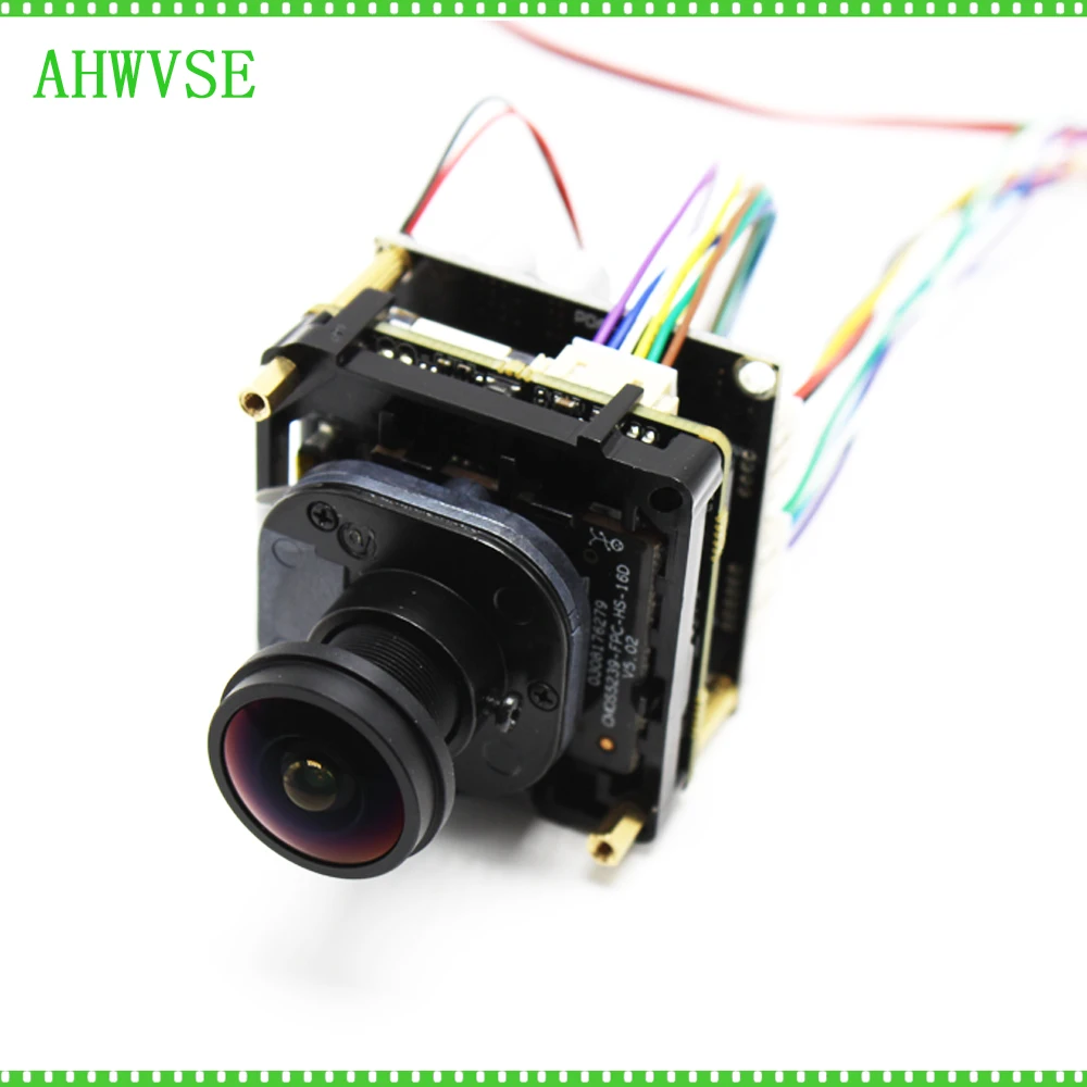 

Wide Angle Fish eyey Lens 1.8mm 5MP POE IP Camera Module 1920P with RJ45 Network Port POE 48V Power Supply