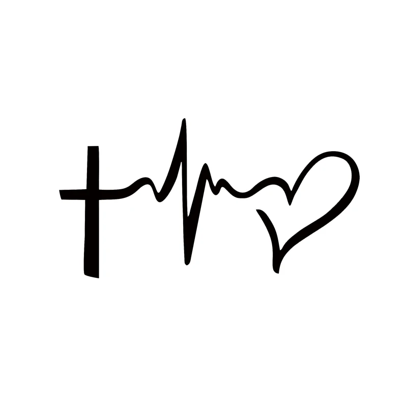 

2017 Hot Sale Faith Hope Love Vinyl Decal Sticker Car Window Wall Bumper Symbol Heart Cross Car Stying Jdm