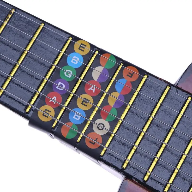

Guitar Fretboard Notes Map Labels Sticker Fingerboard Fret Decals for 6 String Acoustic Electric Guitarra
