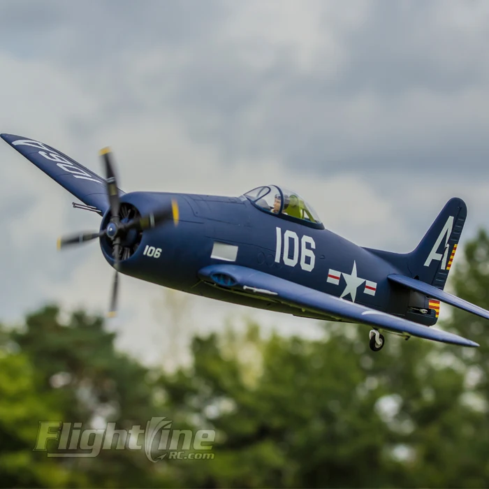 Летная линия 1200 мм F8F-1 bear cat RC Warbird FLW206