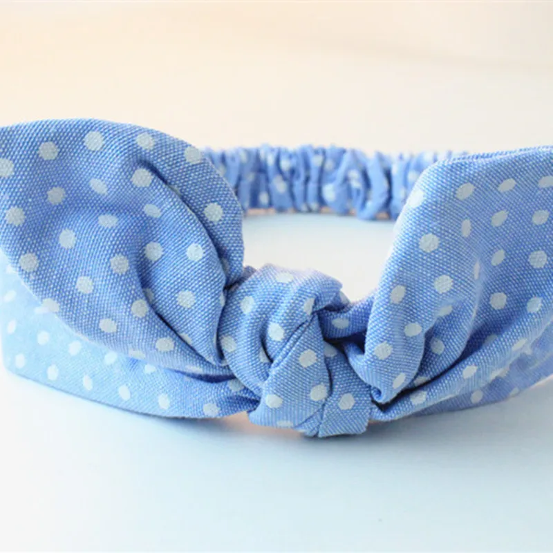 

Plaid Baby Girl Lovely Dot Bow Elastic Hairband Accessories Makeup Kids Baby Girl Headband Stripe Headwear Outdoor