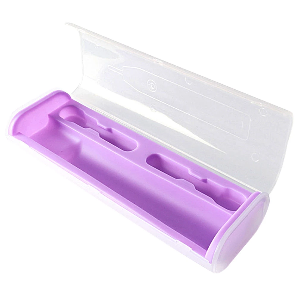 

Portable Electric Toothbrush Holder Case Box Travel Camping For Oral-B 4 Colors(Purple)