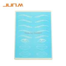 Профессиональный косметический Перманентный макияж бровей губ Татуировка практика кожи питания поддельная бровь губ Татуировка практика кожи