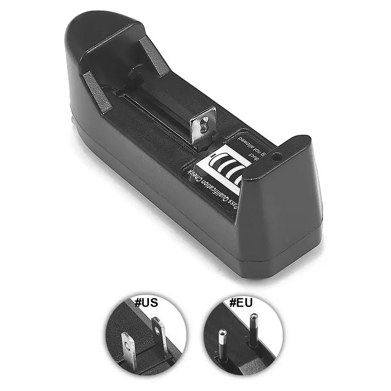

Universal 18650 Battery Charger for Home Travel Single 18500 17650 16340 14500 3.7V Li-ion Rechargeable Battery Charger US EU
