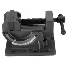 Тиски зажим Наклонный сверлильный пресс тиски 0-90 градусов наклон сверхмощный направляющий стержень зажим Tornillo DE Banco наклонные тиски