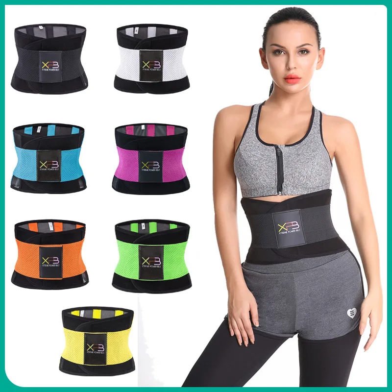 Women Extreme Power Belt Hot Slimming Body Shaper Waist Trainer Trimmer