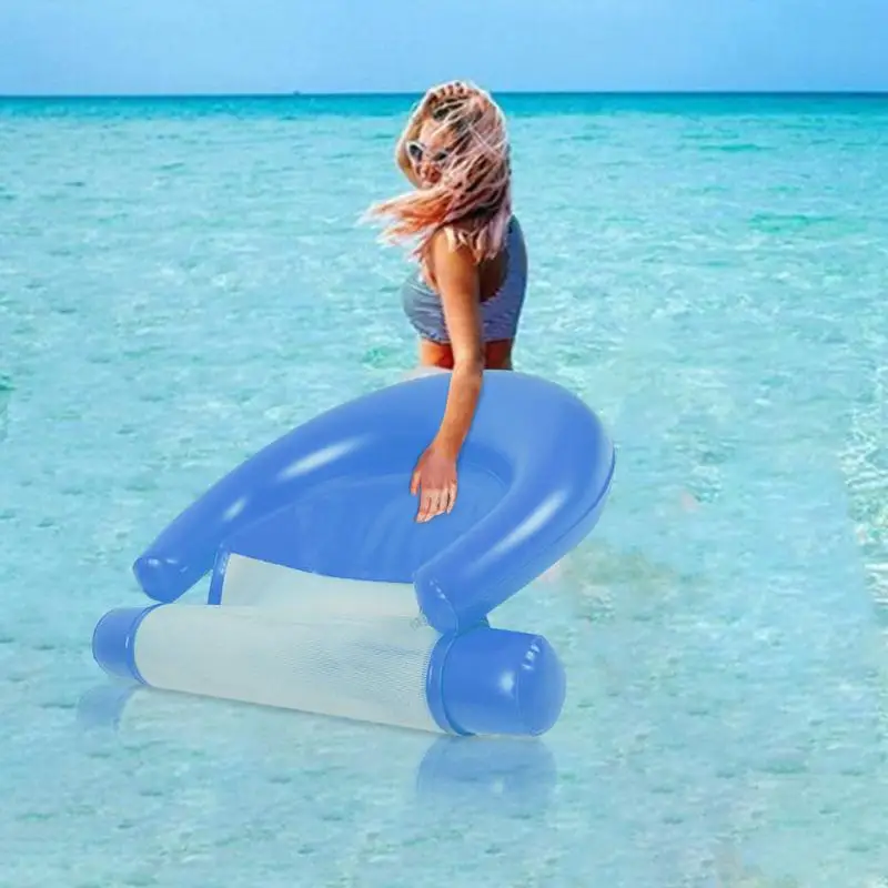 

Floating Water Hammock Float Lounger Floating Bed Chair Swimming Pool Inflatable Hammock Bed Pool Party Toy