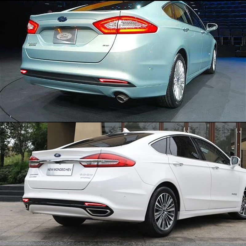 Многофункциональный светодиодный светильник-бампер для Ford Mondeo Fusion- SNCN, задний противотуманный фонарь, тормозной светильник, сигнальный светильник поворота, отражатель