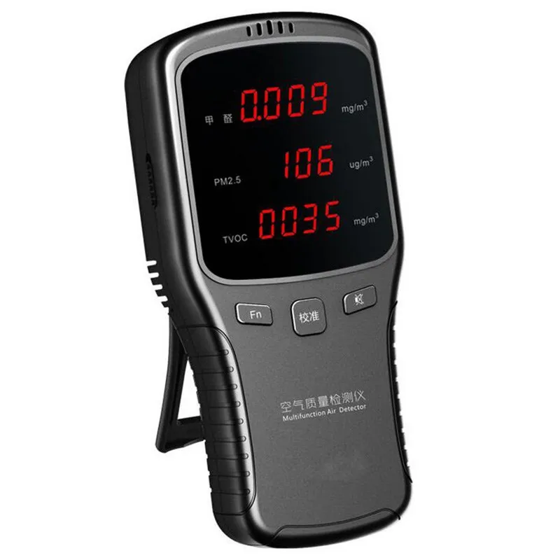 Estilo New Digital-formaldehyde-pm2-5-hcho-tvoc-meter-air-quality-gas-detector-monitor