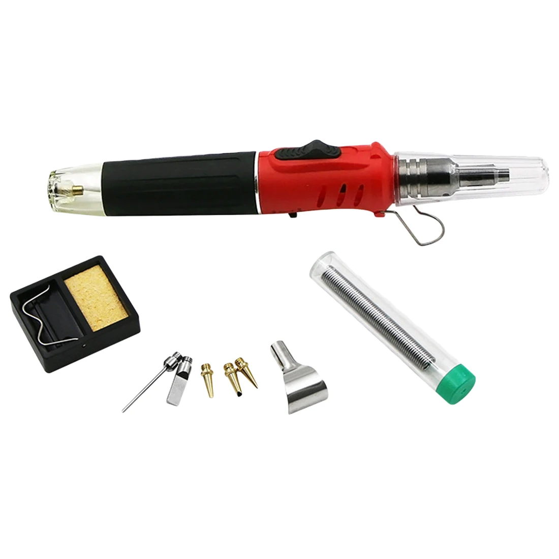 Soldering Iron Tool 10 in 1 Soldering Iron Set Butane Gas Soldering Iron Set 26ml Welding Equipment Professional