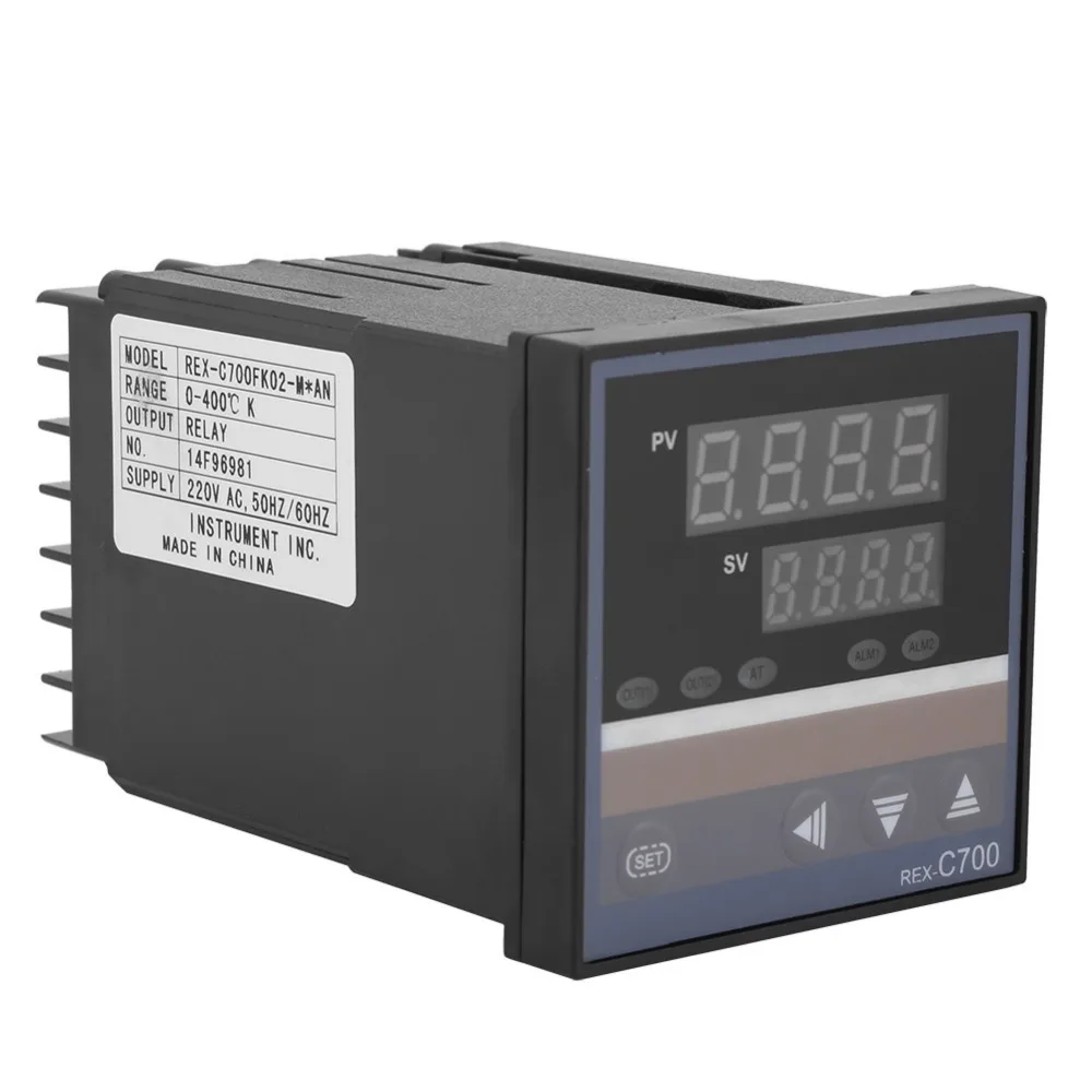 Новый REX C700 цифровой PID регулятор температуры 0 400 градусов термостат