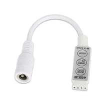 Светодиодный контроллер, 3 канала, 3 клавиши, светодиодный rgb контроллер, светильник, s контроллер, пульт дистанционного управления, DC12V-24V, мини-контроллер, светильник, лампа, Прямая поставка