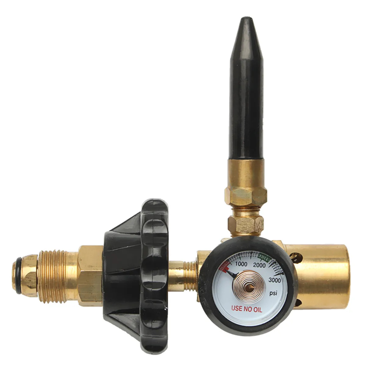 

Durable Brass Helium Latex Balloon Inflator Regulator With Pressure Gauge For CGA-580 Valves 145*135mm