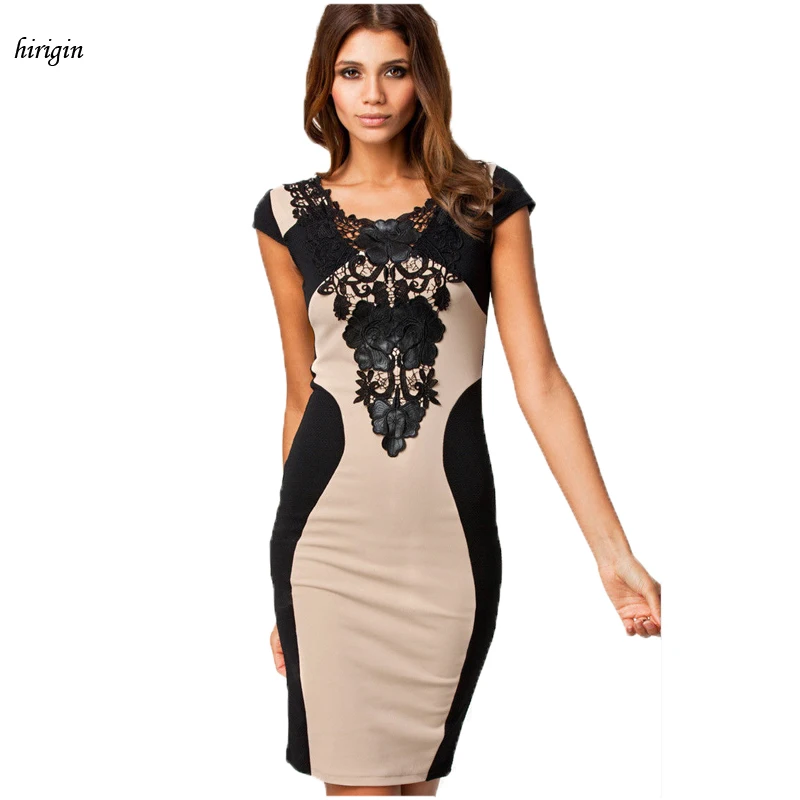 Vestidos летнее элегантное женское повседневное однотонное с коротким рукавом