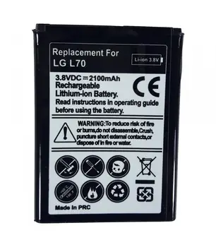 

Battery's refill neutral for LG Optimus L70 bl-52uh Model Capacity 2100 Ma