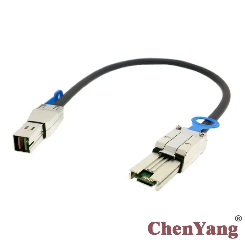

Chenyang Mini sas High Density HD SFF-8644 to External Mini SAS 4x SFF-8088 data cable