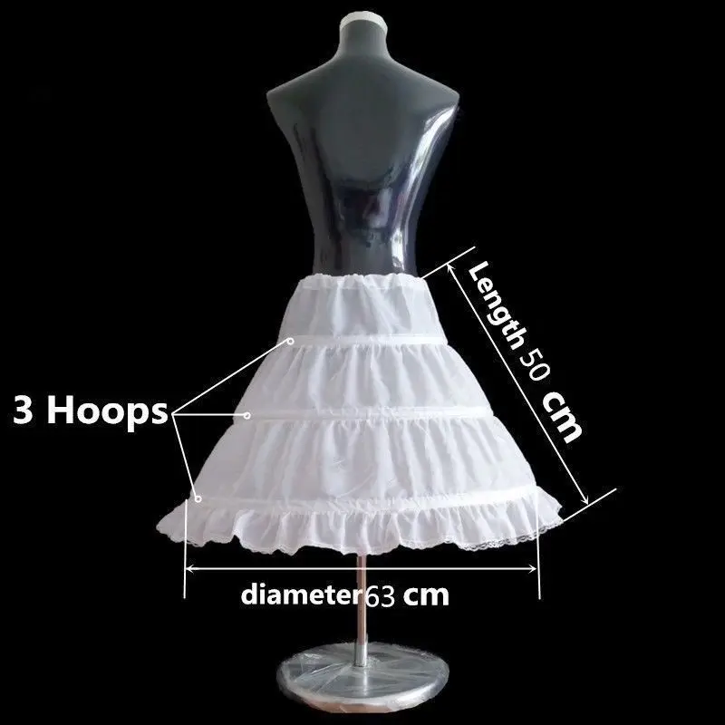 

2019 Newly Summer Infant Kids Baby Girls Formal Princess Skirts White Ruffles Ankle Length A-Line Skirts