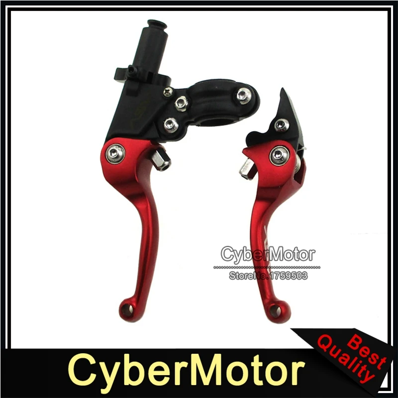 Красный тормозной рычаг сцепления ASV для Honda CRF XR YZF RMZ KLX KX внедорожный мотоцикл 50cc