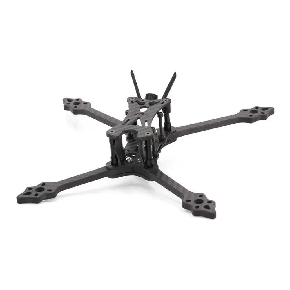HGLRC Wind5 5 дюймовая гибридная фотоколесная база 233 мм/рукоятка 6 мм для FPV