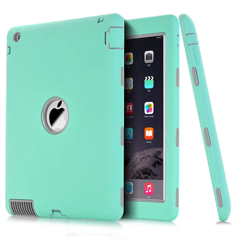 Ударопрочный силиконовый чехол для Apple iPad Air Защитная пленка экрана 5|Чехлы