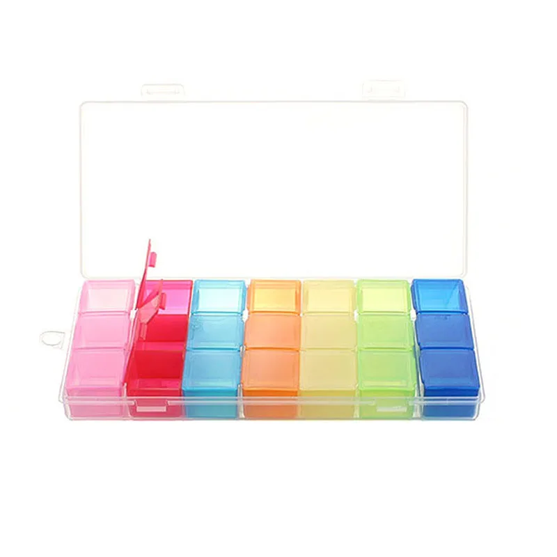 

64 Grid Dismountable Diamond Painting Box Embroidery Jewelry Art Accessories Rhinestones Boxes Cross Stitch Cases Home Storage