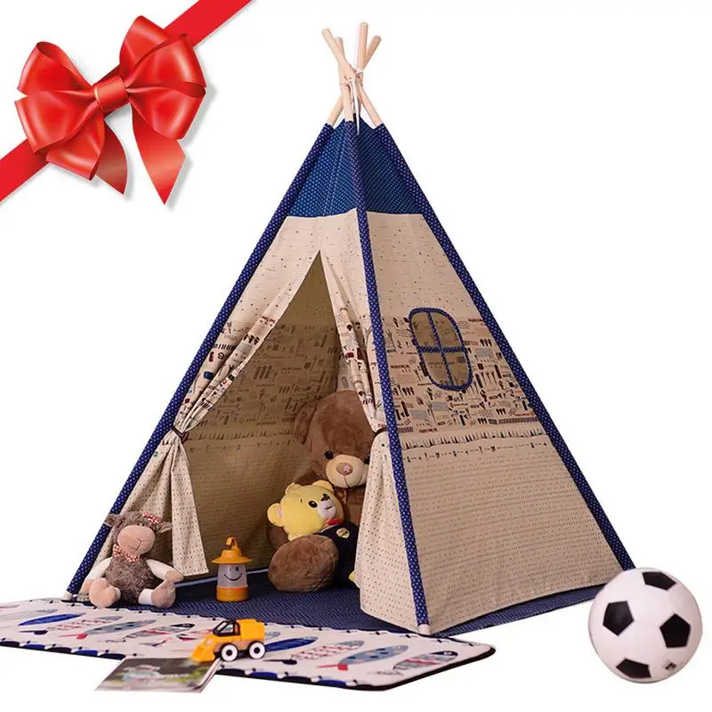 Детская палатка дом в индийском стиле детские игры в помещении скалолазание детская игрушка Принцесса замок подарок висящий флаг детская
