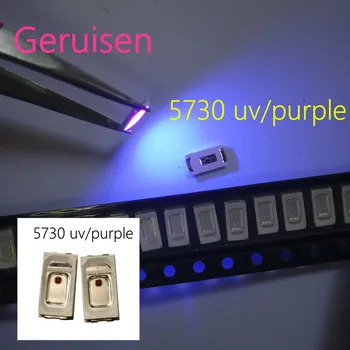 

200PCS 5630/5730 SMD/SMT UV/PURPLE Color SMD SMT 5730 LED light Chip- (1.8~3.4V / ) 385-415NM