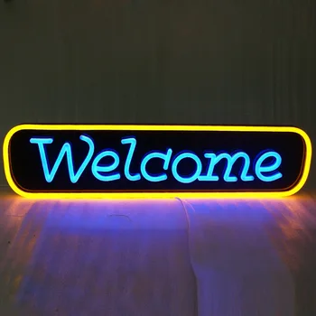 

Custom Flash 3d LED Advertising Sign Light Letter home decoration Open LED Neon Sign