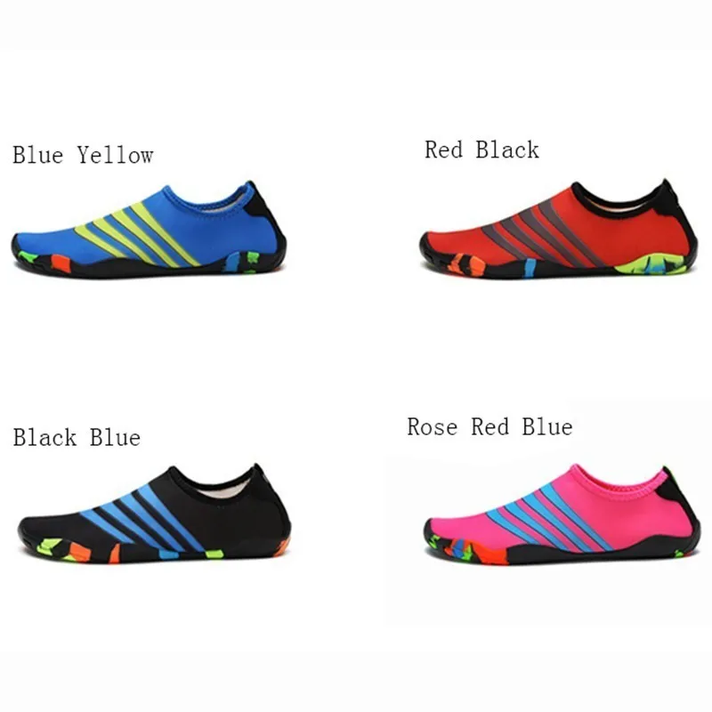 VEAMORS تنفس للجنسين أكوا أحذية ل السباحة الأمواج شقة أحذية رياضية في الهواء الطلق المنبع أحذية ماء النساء الرجال مرونة الشاطئ الأحذية