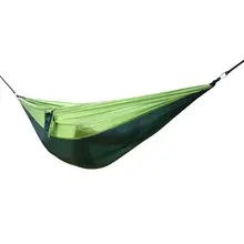 Portable Nylon Single Person Hammock Parachute Fabric Hammock For Travel Hiking Backpacking Camping Hammock