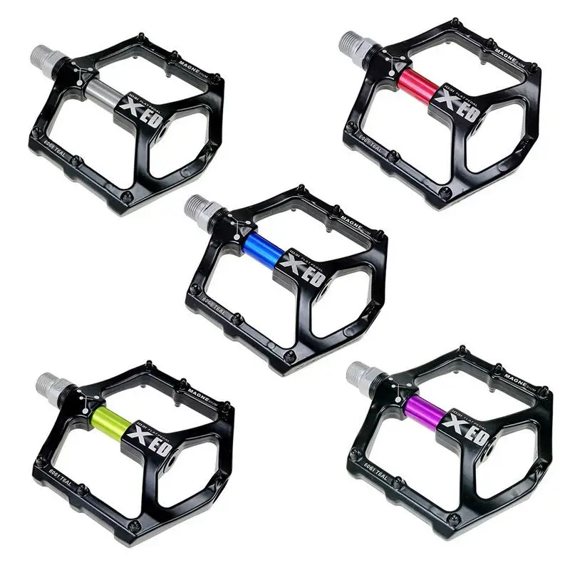 

100mmx105mmx21.7mm/39.37*41.34*8.54in Magnesium Alloy Bearing Pedals For Mountain Bike Flat Comfortable Bicycle Parts