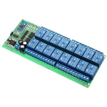 

NEW DC 12V 16 Channel bluetooth Relay Board Wireless Remote Control Switch For Android Phones With bluetooth Functions