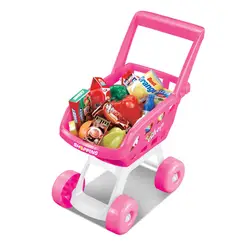 Бакалейные игрушки Детские симулятор игрушечный дом игрушки для покупок игрушка-тележка большие детские тележка супермаркета фрукты