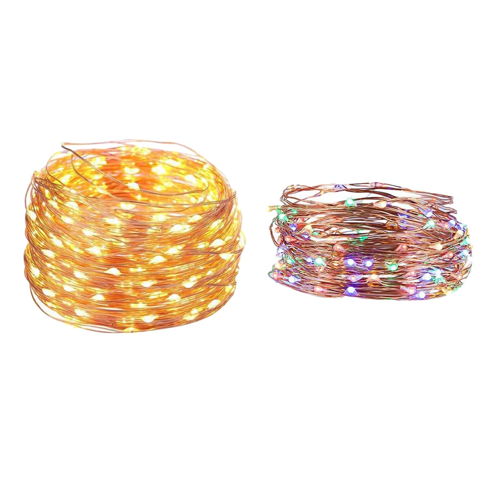 5M LED USB Powered Copper Wire String Lights Remote Control IP65
