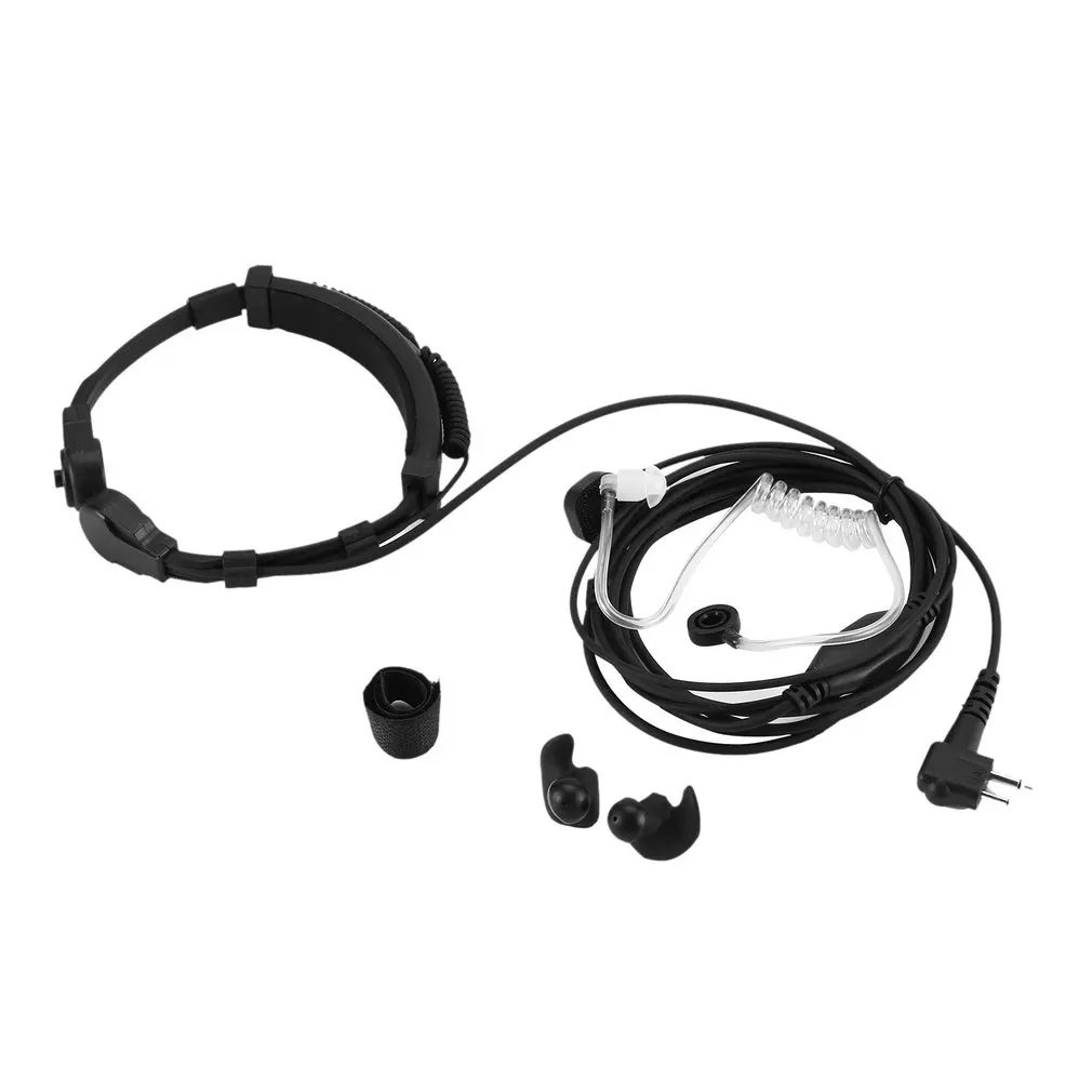 

Security Throat Microphone With Earplugs Mic Headset Portable Radio Stations For Motorola GP300 EP450 Walkie Talkie