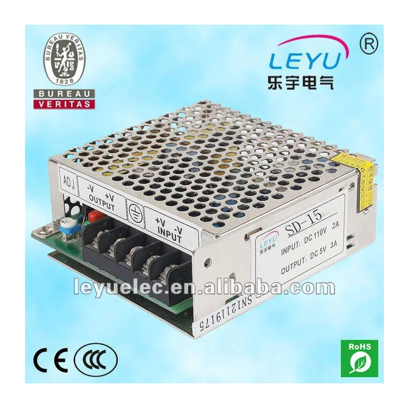 

high reliable dc to dc power good product LEYU brand SD-15A-12 15w output dc/dc stabilizer OEM switching power supply