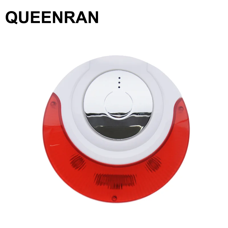 

Wired Siren Indoor Sound and Flashing Light Siren Alarm System Strobe Siren For Home Protection Security