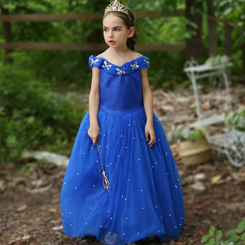 

2019 vestido Cinderella Princess girls dress children's Halloween costumes foreign trade children's wear free shipping