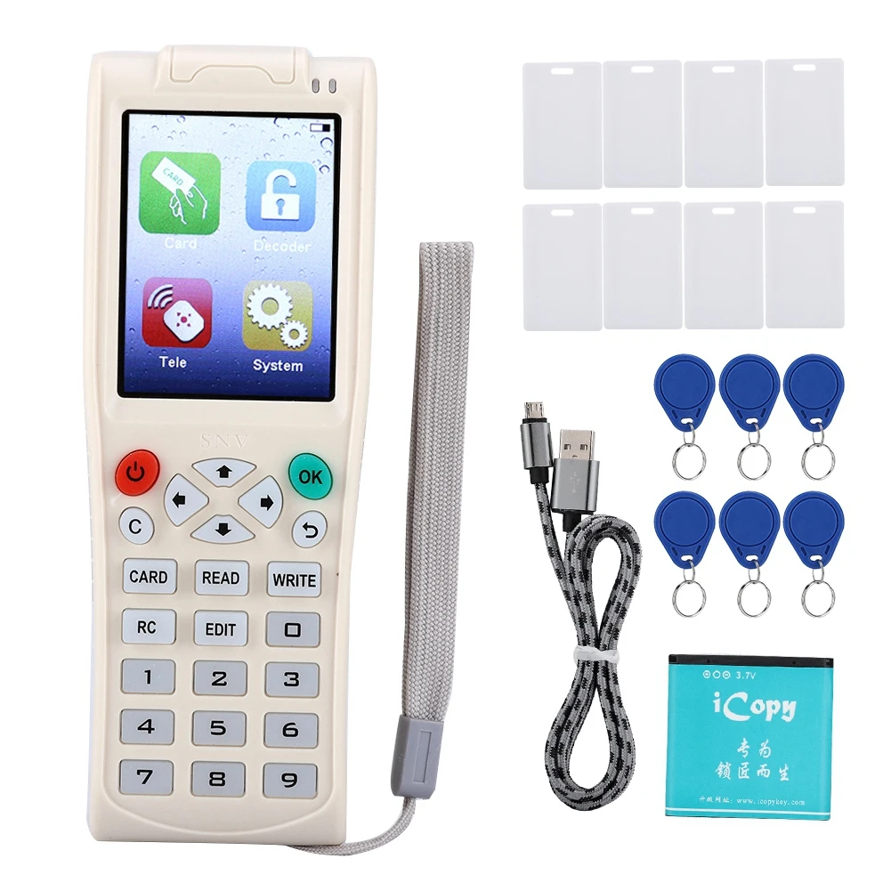 

RFID NFC IC/ID Reader Copier Smart Card Key Duplicator with Full Decode Function hot sale 2019